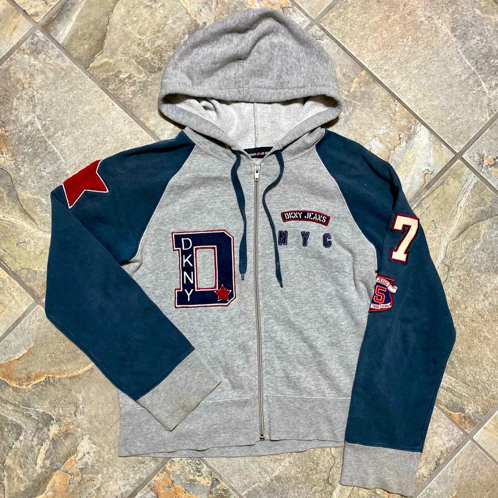DKNY zip up hoodie